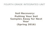 FOURTH GRADE INTEGRATED UNIT Soil Recovery: Putting Your Soil Samples Away for Next Year (Spring 2016)