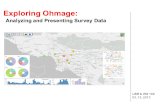 Exploring Ohmage: Analyzing and Presenting Survey Data LBR & WS 188 03. 12. 2013.