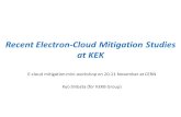 Recent Electron-Cloud Mitigation Studies at KEK E-cloud mitigation mini-workshop on 20-21 November at CERN Kyo Shibata (for KEKB Group)