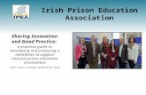 Sharing Innovation and Good Practice: a practical guide to developing and producing a newsletter to support national prison education associations Irish.