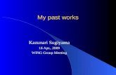 My past works Kazunari Sugiyama 16 Apr., 2009 WING Group Meeting.