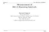 Doc.: IEEE 802.11-04/0086r0 Submission January 2004 Darwin Engwer, Nortel NetworksSlide 1 Measurement of 802.11 Roaming Intervals Darwin Engwer Nortel.