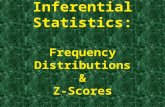 Inferential Statistics: Frequency Distributions & Z-Scores.