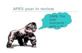 APES year in review 2009, The year everyone gets a 5!