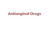 Antianginal Drugs. Angina Pectoris Definition A clinical syndrome due to myocardial ischemia characterized by episodes of precordial discomfort or pressure,