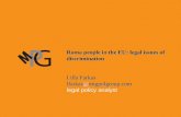 Roma people in the EU: legal issues of discrimination Lilla legal policy analyst.
