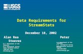 U.S. Department of the Interior U.S. Geological Survey Idaho District Office (208)387-1323 Data Requirements for StreamStats December 18,