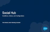 Social Hub Conditions, Actions, and Configurations Thilo Reinartz, Senior Marketing Consultant.
