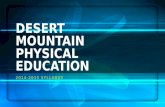 2014-2015 SYLLABUS DESERT MOUNTAIN PHYSICAL EDUCATION.