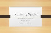 Proximity Spider Project by Ganesh Naikare Project Advisor: Professor Scott Spetka.