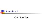 Session 1 C# Basics.