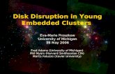 Disk Disruption in Young Embedded Clusters Eva-Marie Proszkow University of Michigan 18 May 2006 Fred Adams (University of Michigan) Phil Myers (Harvard.