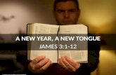 A NEW YEAR, A NEW TONGUE JAMES 3:1-12 cc: pmarkham -