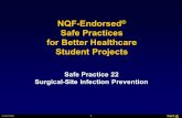 1 © 2010 TMIT Safe Practice 22 Surgical-Site Infection Prevention NQF-Endorsed ® Safe Practices for Better Healthcare Student Projects.