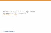 Understanding the College Board Accommodations Process January 21, 2016.