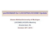 PerfSONAR for LHCOPN/LHCONE Update Shawn McKee/University of Michigan LHCONE/LHCOPN Meeting Amsterdam, NL October 28 th, 2015.