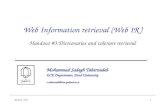 Autumn 20111 Web Information retrieval (Web IR) Handout #3:Dictionaries and tolerant retrieval Mohammad Sadegh Taherzadeh ECE Department, Yazd University.