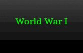 World War I. Prelude to War Many European nations have existing alliances/treaties with other European nations. Alliances provide countries with: o Trade.