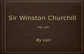 Sir Winston Churchill By Lori