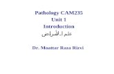 Pathology CAM235 Unit 1 Introduction علم الأمراض Dr. Moattar Raza Rizvi.