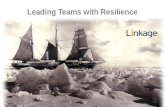 Leading Teams with Resilience. 4 5 6 Ernest Shackleton.