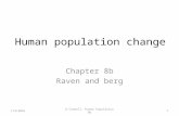 Human population change Chapter 8b Raven and berg 1/9/2016O'Connell: Human Population 8b1.