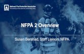 NFPA 2 Overview Susan Bershad, Staff Liaison, NFPA.