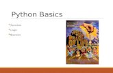 Python Basics ï‚§ Functions ï‚§ Loops ï‚§ Recursion. Built-in functions >>> type (32) >>> int(â€32â€™) 32 ï‚§ From math >>>import math >>> degrees = 45 >>>