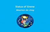 Status of Sirene Maarten de Jong. What?  Sirene is yet another program that simulates the detector response to muons and showers  It uses a general.