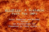 WildFire: A Scalable Path for SMPs Erick Hagersten and Michael Koster Sun Microsystems Inc. Presented by Terry Arnold II.