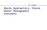 Basic Hydraulics: Storm Water Management concepts
