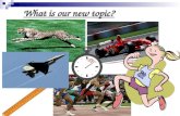 What is our new topic?. Speeding up Aim: To calculate speed. Key words: distance, time, speed, accurate.
