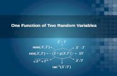 One Function of Two Random Variables