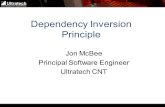 Dependency Inversion Principle Jon McBee Principal Software Engineer Ultratech CNT.