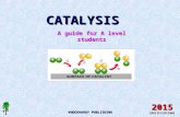 CATALYSIS A guide for A level students KNOCKHARDY PUBLISHING 2015 SPECIFICATIONS.