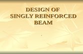 DESIGN OF SINGLY REINFORCED BEAM