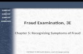 Fraud Examination, 3E Chapter 5: Recognizing Symptoms of Fraud COPYRIGHT © 2009 South-Western, a part of Cengage Learning.