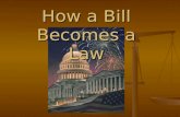 How a Bill Becomes a Law. Introduction of a Bill There are four basic types of legislation: bills; joint resolutions; concurrent resolutions; and simple.