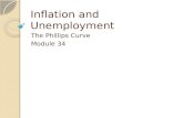 Inflation and Unemployment The Phillips Curve Module 34.