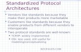 BZUPAGES.COM Standardized Protocol Architectures  Vendors like standards because they make their products more marketable  Customers like standards because.