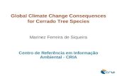 Global Climate Change Consequences for Cerrado Tree Species Marinez Ferreira de Siqueira Centro de Referência em Informação Ambiental - CRIA.