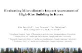 Evaluating Microclimatic Impact Assessment of High-Rise Building in Korea Kim, Jae-cheol 1) · Jang, Eun-soo 1) · Hur, Nahm-joo 2) · Shin, Dong-hoon 3)