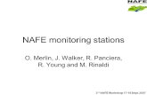 NAFE monitoring stations O. Merlin, J. Walker, R. Panciera, R. Young and M. Rinaldi 3 rd NAFE Workshop 17-18 Sept. 2007.