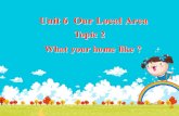 Unit 6 Our Local Area What your home like ? Topic 2.