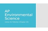 AP Environmental Science Indoor Air Pollution (Chapter 24)