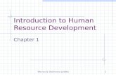 Werner  DeSimone (2006)1 Introduction to Human Resource Development Chapter 1.