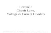 ELECTRICAL ENGINEERING: PRINCIPLES AND APPLICATIONS, Fourth Edition, by Allan R. Hambley, 2008 Pearson Education, Inc. Lecture 3 Circuit Laws, Voltage.
