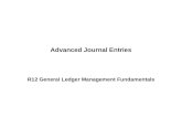 Advanced Journal Entries