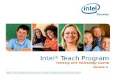 Copyright  2009 Intel Corporation. All rights reserved. Intel, the Intel logo, Intel Education Initiative, and the Intel Teach Program are trademarks.
