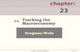 1 of 37 chapter: 23  Krugman/Wells 2009  Worth Publishers Tracking the Macroeconomy.